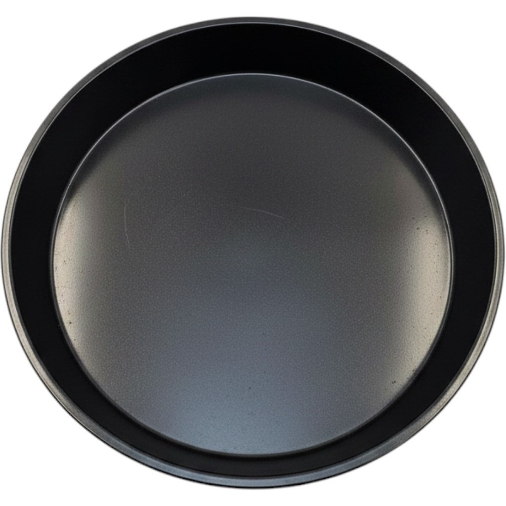 Crofton 12 Inch Round Pizza Baking Pan Non-Stick Dark Gray Steel Ovenware O5